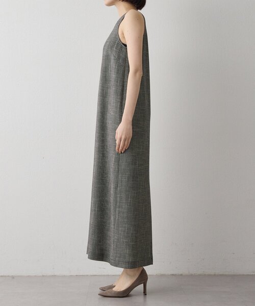 Drawing Numbers（ドローイング ナンバーズ）の「【Drawing Numbers】カラミタンクワンピース（ワンピース・レディース・ブラック/ブラウン・38）」の14枚目の写真