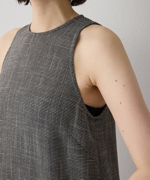 Drawing Numbers（ドローイング ナンバーズ）の「【Drawing Numbers】カラミタンクワンピース（ワンピース・レディース・ブラック/ブラウン・38）」の17枚目の写真