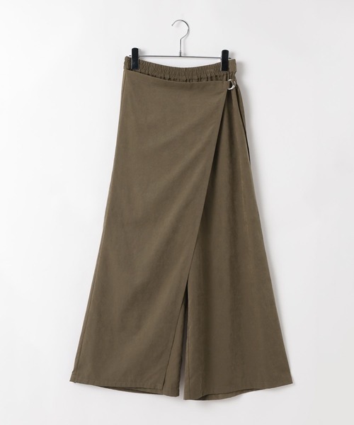 BAYFLOW(ベイフロー)の「ソフトツイルラップパンツ(その他パンツ・レディース・カーキ/ブラック/グレイッシュベージュ・FREE)」の20枚目の写真