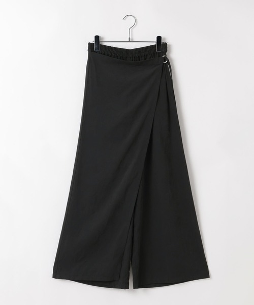 BAYFLOW(ベイフロー)の「ソフトツイルラップパンツ(その他パンツ・レディース・カーキ/ブラック/グレイッシュベージュ・FREE)」の21枚目の写真