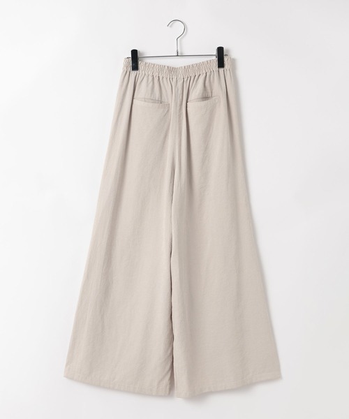 BAYFLOW(ベイフロー)の「ソフトツイルラップパンツ(その他パンツ・レディース・カーキ/ブラック/グレイッシュベージュ・FREE)」の22枚目の写真