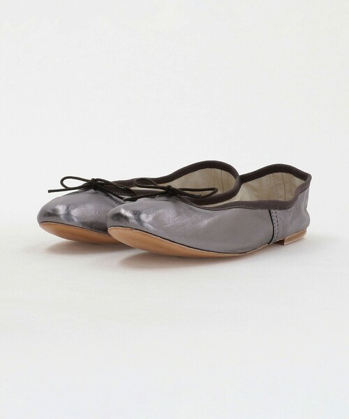 Steven Alan（スティーブンアラン）の「＜Porselli × Steven Alan＞BALLET SHOES GUMMETA/バレエシューズ（バレエシューズ・レディース・シルバー・38/37）」の2枚目の写真