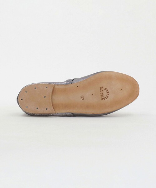 Steven Alan（スティーブンアラン）の「＜Porselli × Steven Alan＞BALLET SHOES GUMMETA/バレエシューズ（バレエシューズ・レディース・シルバー・38/37）」の6枚目の写真