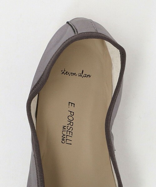 Steven Alan（スティーブンアラン）の「＜Porselli × Steven Alan＞BALLET SHOES GUMMETA/バレエシューズ（バレエシューズ・レディース・シルバー・38/37）」の7枚目の写真