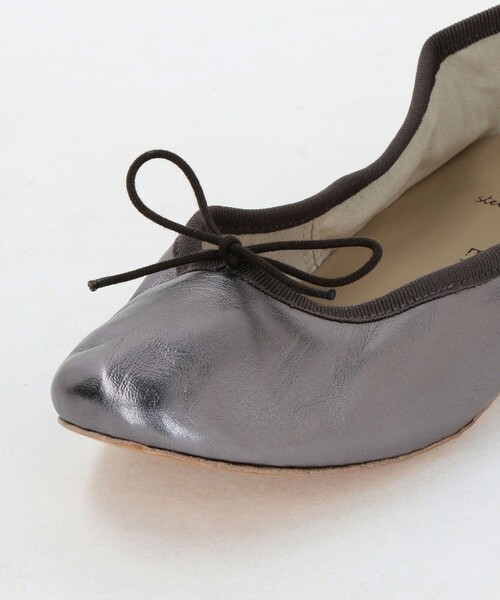 Steven Alan（スティーブンアラン）の「＜Porselli × Steven Alan＞BALLET SHOES GUMMETA/バレエシューズ（バレエシューズ・レディース・シルバー・38/37）」の8枚目の写真