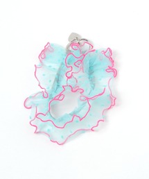 tiny tiny（ティニーティニー）の「バイカラーフリルチャーム[tiny tiny(ティニーティニー)]（キーホルダー）」