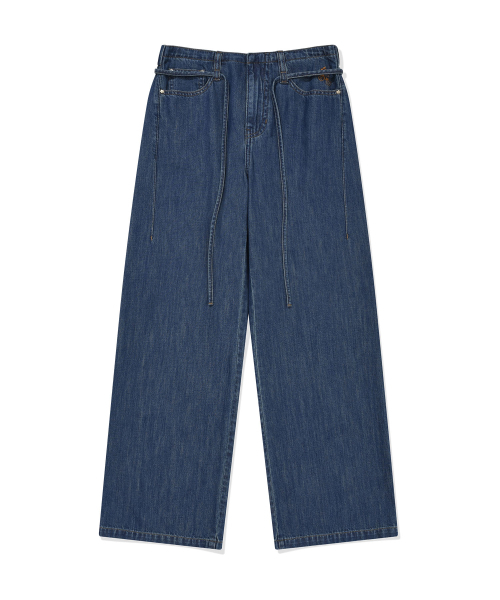 Wacky WiLLy（ワッキーウィリー）の「[26SS] ウィメンズ ワイドフィット イージーデニムパンツ ブルー（デニムパンツ・レディース・その他・SMALL/MEDIUM）」の6枚目の写真