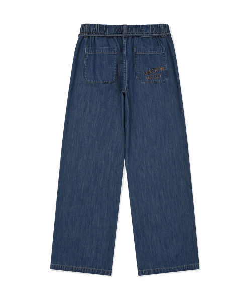 Wacky WiLLy（ワッキーウィリー）の「[26SS] ウィメンズ ワイドフィット イージーデニムパンツ ブルー（デニムパンツ・レディース・その他・SMALL/MEDIUM）」の8枚目の写真