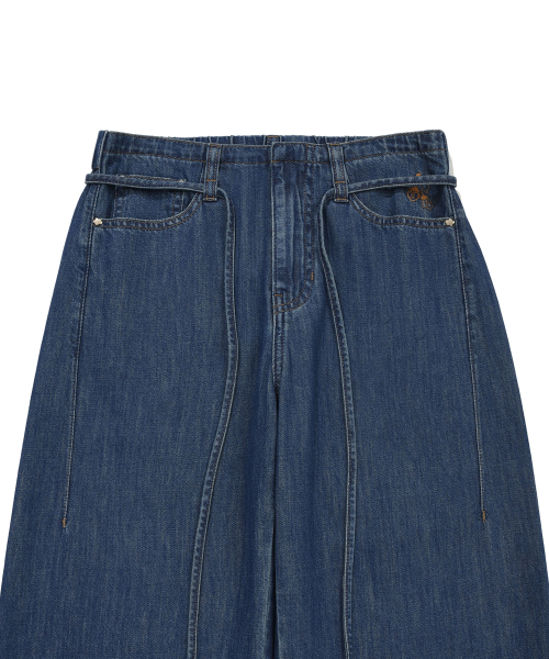 Wacky WiLLy（ワッキーウィリー）の「[26SS] ウィメンズ ワイドフィット イージーデニムパンツ ブルー（デニムパンツ・レディース・その他・SMALL/MEDIUM）」の9枚目の写真