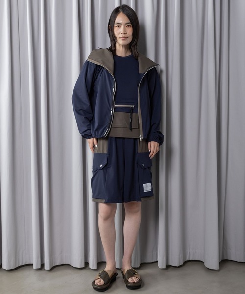 MARECHAL TERRE（マルシャルテル）の「【 機能素材】ラッシュガードフーディ（パーカー・レディース・ライトグレー/ブラック/ネイビー/チャコールグレー・MEDIUM）」の18枚目の写真