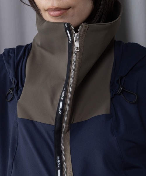 MARECHAL TERRE（マルシャルテル）の「【 機能素材】ラッシュガードフーディ（パーカー・レディース・ライトグレー/ブラック/ネイビー/チャコールグレー・MEDIUM）」の21枚目の写真