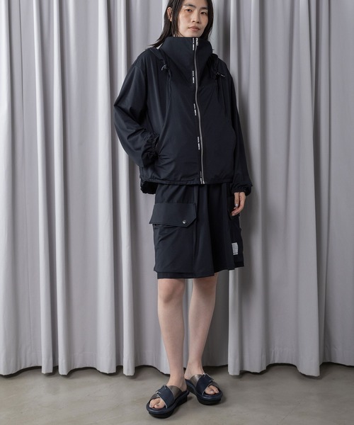 MARECHAL TERRE（マルシャルテル）の「【 機能素材】ラッシュガードフーディ（パーカー・レディース・ライトグレー/ブラック/ネイビー/チャコールグレー・MEDIUM）」の11枚目の写真