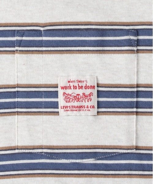 Levi's(リーバイス)の「Levi's(リーバイス)【メンズ】「WORKWEAR」Tシャツ(Tシャツ/カットソー・メンズ・ホワイト・S/M/L)」の4枚目の写真