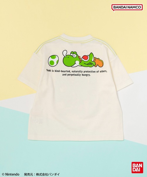 BANDAI(バンダイ)の「【スーパーマリオ】半袖Tシャツ(Tシャツ/カットソー・キッズ・ブルー/その他1/イエロー/オフホワイト/ブラック/ダークブラウン・140/120/150/100/130/110)」の14枚目の写真