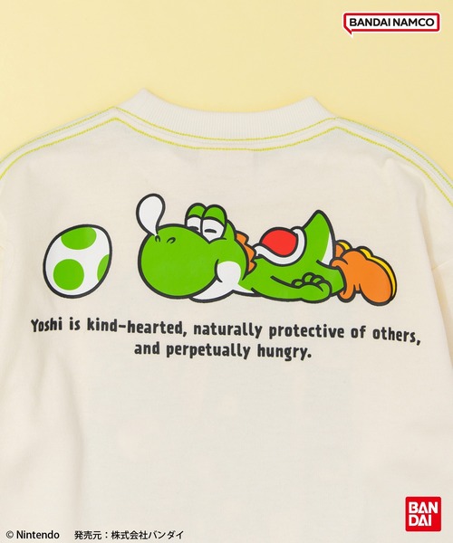 BANDAI(バンダイ)の「【スーパーマリオ】半袖Tシャツ(Tシャツ/カットソー・キッズ・ブルー/その他1/イエロー/オフホワイト/ブラック/ダークブラウン・140/120/150/100/130/110)」の12枚目の写真