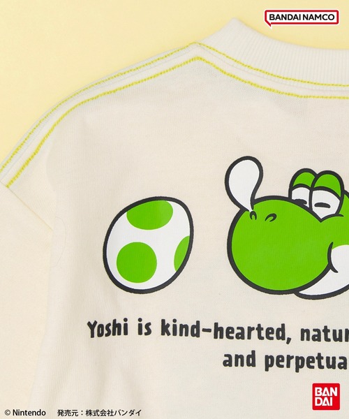 BANDAI(バンダイ)の「【スーパーマリオ】半袖Tシャツ(Tシャツ/カットソー・キッズ・ブルー/その他1/イエロー/オフホワイト/ブラック/ダークブラウン・140/120/150/100/130/110)」の11枚目の写真