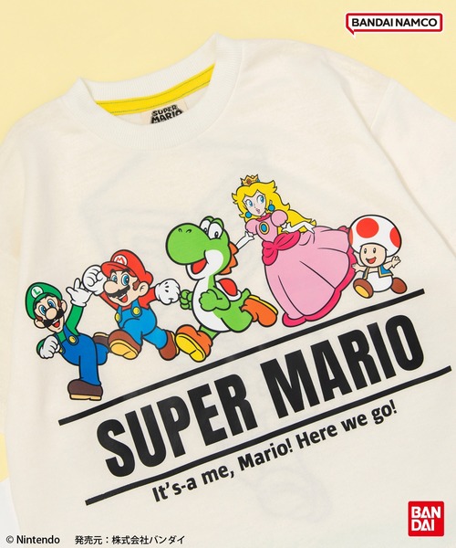 BANDAI(バンダイ)の「【スーパーマリオ】半袖Tシャツ(Tシャツ/カットソー・キッズ・ブルー/その他1/イエロー/オフホワイト/ブラック/ダークブラウン・140/120/150/100/130/110)」の8枚目の写真