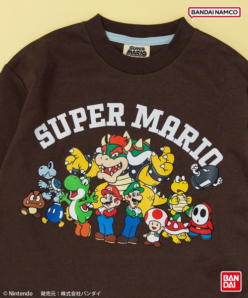 BANDAI(バンダイ)の「【スーパーマリオ】半袖Tシャツ(Tシャツ/カットソー・キッズ・ブルー/その他1/イエロー/オフホワイト/ブラック/ダークブラウン・140/120/150/100/130/110)」の22枚目の写真