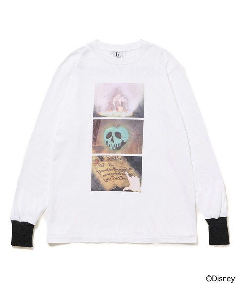NON TOKYO（ノントーキョー）の「Disney 『Snow White』 NON TOKYO 　PRINT L/S T-SHIRT(POISON APPLE)（Tシャツ/カットソー・レディース・ホワイト/ブラック・1/2）」の2枚目の写真