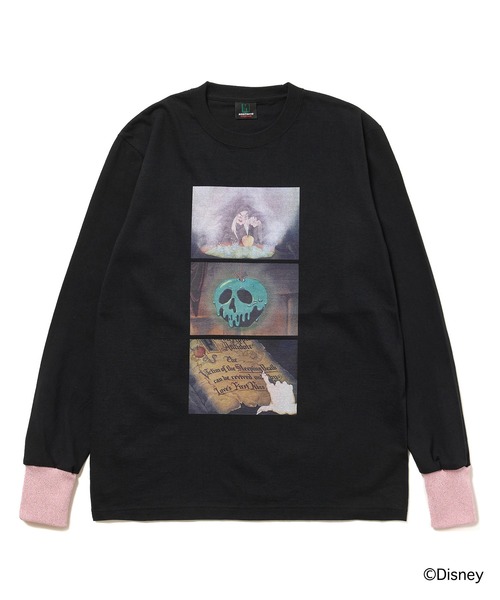 NON TOKYO（ノントーキョー）の「Disney 『Snow White』 NON TOKYO 　PRINT L/S T-SHIRT(POISON APPLE)（Tシャツ/カットソー・レディース・ホワイト/ブラック・1/2）」の5枚目の写真