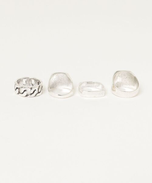 VIBGYOR(ヴィブジョー)の「【Bls】【ZA】【Bling Leads】シルバーリングSET(BL)(リング・メンズ・A・FREE)」の2枚目の写真