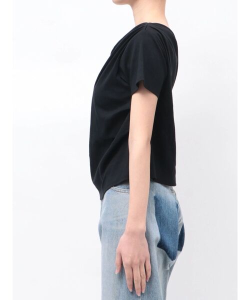 Ungrid（アングリッド）の「ドレープデザインTee（Tシャツ/カットソー・レディース・オフホワイト/ブラック/レッド・FREE）」の15枚目の写真