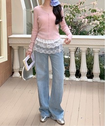 ＆soiree（アンドソワレ）の「ティアードレーススカーフ（バンダナ/スカーフ）」