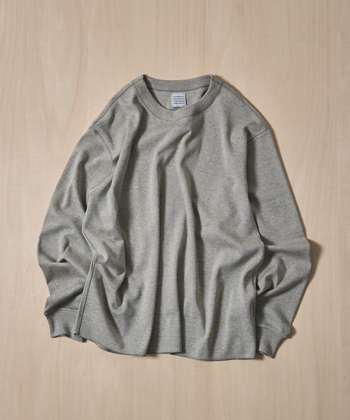 【GOOD PEOPLE GOOD STITCHING GOOD PRODUCT】High Wet Rib Long Sleeve Pull Over