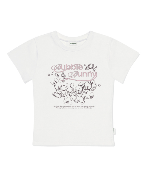 ESCAPEFROM(エスケープフロム)の「バブルバニープリントスリムフィット半袖Tシャツブラック(Tシャツ/カットソー・レディース・その他・MEDIUM/LARGE)」の3枚目の写真