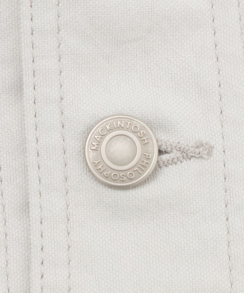 MACKINTOSH PHILOSOPHY(マッキントッシュ フィロソフィー)の「【WEEKENDER】 ノーカラーカバーオール ドライオックス/デニム(ブルゾン・メンズ・ブルー系その他7/グレー系その他・38/40)」の10枚目の写真