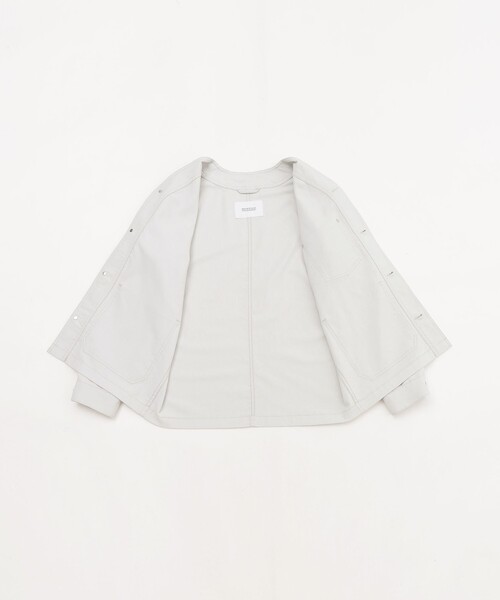 MACKINTOSH PHILOSOPHY(マッキントッシュ フィロソフィー)の「【WEEKENDER】 ノーカラーカバーオール ドライオックス/デニム(ブルゾン・メンズ・ブルー系その他7/グレー系その他・38/40)」の11枚目の写真