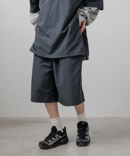 LOWRYS FARM（ローリーズファーム）の「SETUP可能【LFM(U)】ナイロンイージーショーツ／Ｐ　 670621（その他パンツ・メンズ・ブラック/チャコールグレー/パープル・LARGE/MEDIUM）」の18枚目の写真