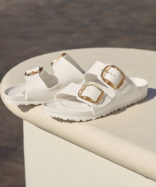FRAMeWORK(フレームワーク)の「BIRKENSTOCK/ビルケンシュトック ARIZONA BIG BUCKLE EVA(サンダル・レディース・ウッド/ホワイト・38/37/36)」の1枚目の写真