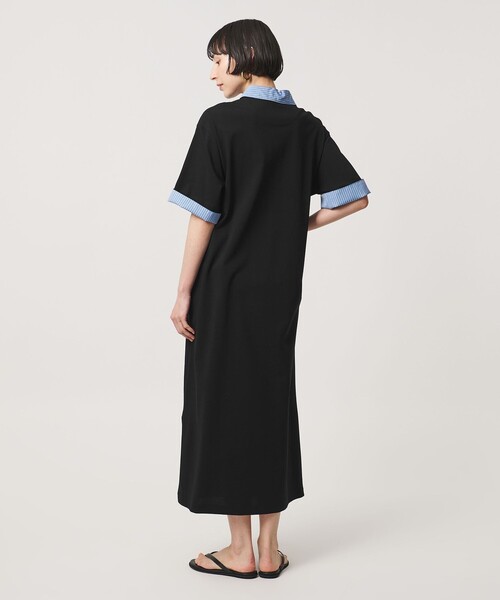 UNITED ARROWS（ユナイテッドアローズ）の「ターン アップ ワンピース（ワンピース・レディース・ワイン/ブラック・36/38）」の6枚目の写真