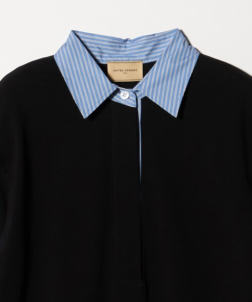UNITED ARROWS（ユナイテッドアローズ）の「ターン アップ ワンピース（ワンピース・レディース・ワイン/ブラック・36/38）」の22枚目の写真