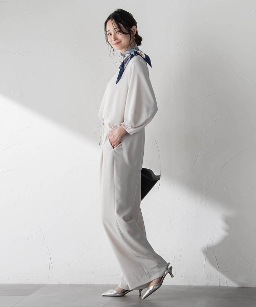 LAUTREAMONT（ロートレアモン）の「【涼・美・楽】ワイドパンツ（その他パンツ・レディース・ブラック/ベージュ/ブラウン・13号/11号/9号/7号）」の8枚目の写真