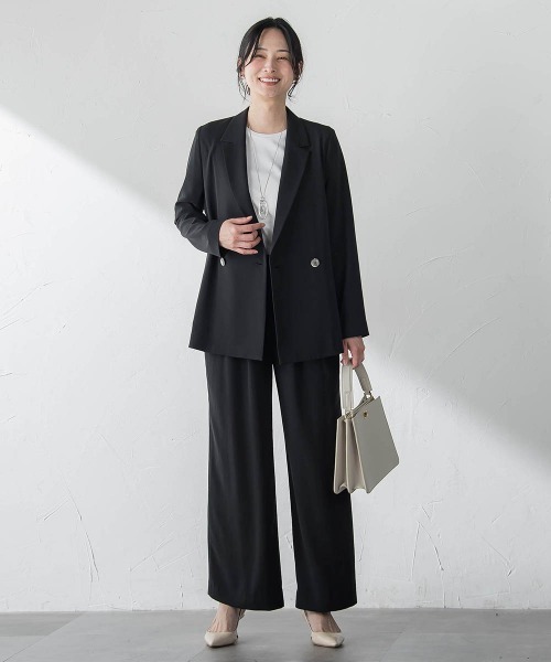 LAUTREAMONT（ロートレアモン）の「【涼・美・楽】ワイドパンツ（その他パンツ・レディース・ブラック/ベージュ/ブラウン・13号/11号/9号/7号）」の11枚目の写真