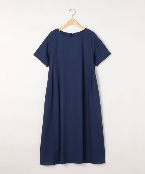 ONIGIRI(オニギリ)の「半袖 アッパッパ(ワンピース・レディース・オレンジ/ネイビー/ベージュ/カーキ・LARGE/MEDIUM)」の12枚目の写真