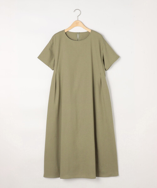 ONIGIRI(オニギリ)の「半袖 アッパッパ(ワンピース・レディース・オレンジ/ネイビー/ベージュ/カーキ・LARGE/MEDIUM)」の15枚目の写真