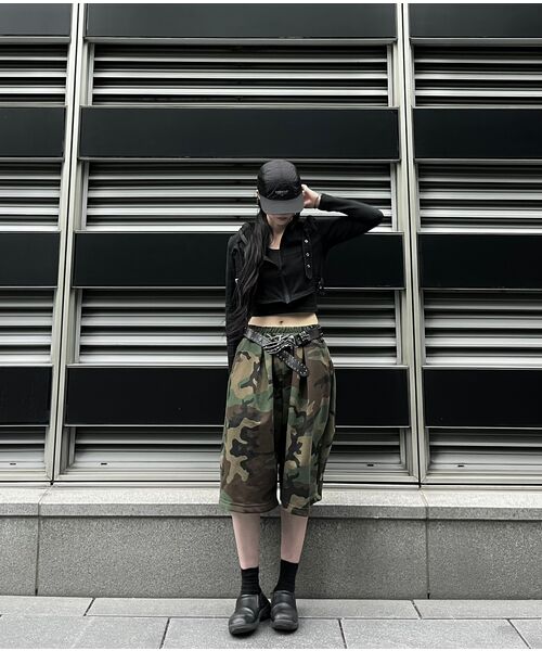 ELIMENO（エリメノ）の「ELカモフラージュツーピンタックヘビーバミューダパンツ（その他パンツ・メンズ・その他・1/2/3）」の4枚目の写真
