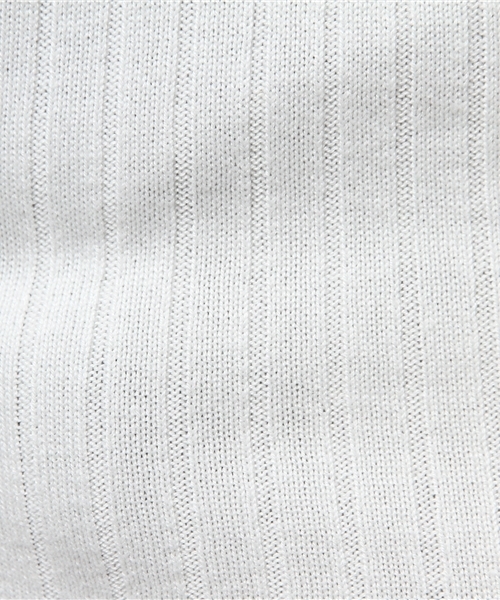 MOUSSY(マウジー)の「Cotton/Rayon Rib tops(ニット/セーター・レディース・ライトイエロー/オフホワイト/ライトグレー/ライトブルー・FREE)」の11枚目の写真