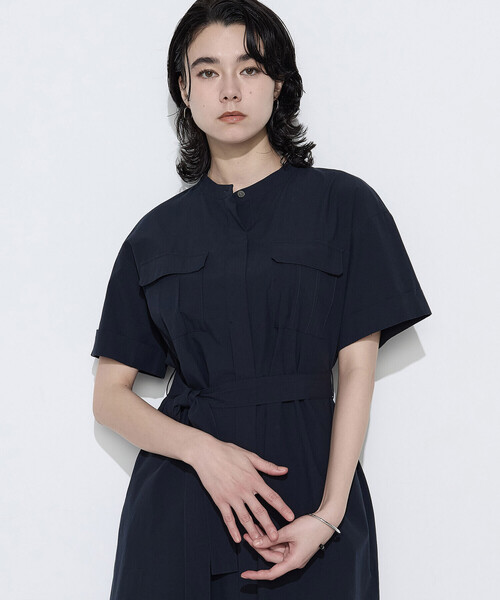 K.T KIYOKO TAKASE（キヨコタカセ）の「タイプライター ロングシャツドレス（ワンピース・レディース・ネイビー/キャメル/チャコール・9号）」の15枚目の写真