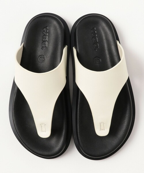 Demi-Luxe BEAMS(デミルクス ビームス)の「Waa. studios / KEO トング サンダル(サンダル・レディース・ホワイト系その他5・35/36/37/38)」の5枚目の写真