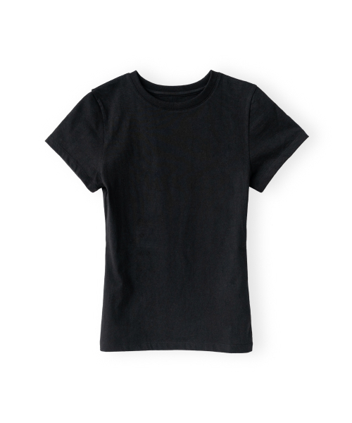 BROWNYARD(ブラウンヤード)の「WエッセンシャルTシャツ、ブラック(Tシャツ/カットソー・レディース・その他・1/2)」の1枚目の写真
