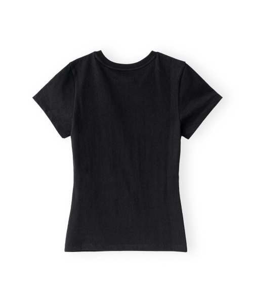 BROWNYARD(ブラウンヤード)の「WエッセンシャルTシャツ、ブラック(Tシャツ/カットソー・レディース・その他・1/2)」の2枚目の写真