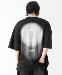 サウンドウェーブ グラフィック ビッグシルエット 半袖Tシャツ ユニセックス