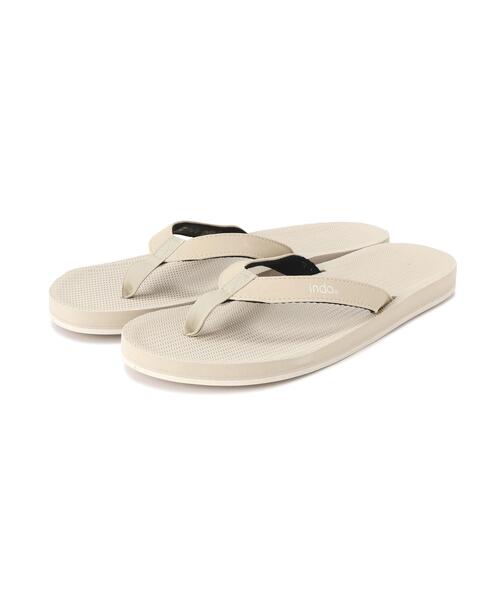 Indosole(インドソール)の「Indosole/インドソール/ESSNTLS Flip Flops SANDALS(サンダル・メンズ・ブラック/モスグリーン/ベージュ/グレー系その他3・10/9)」の2枚目の写真