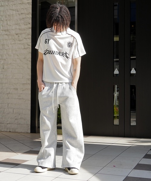 GUIDER(ガイダー)の「【GUIDER】メッシュ パイピング ゲーム Tee / Mesh Piping Game Tee(Tシャツ/カットソー・メンズ・ホワイト/ブラック/レッド・S/M/L)」の7枚目の写真
