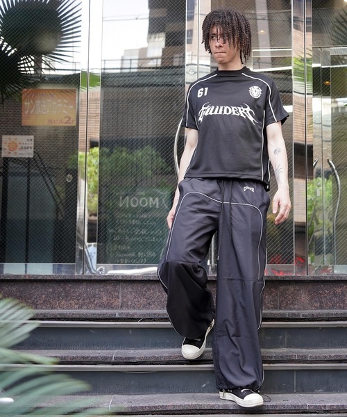 GUIDER(ガイダー)の「【GUIDER】メッシュ パイピング ゲーム Tee / Mesh Piping Game Tee(Tシャツ/カットソー・メンズ・ホワイト/ブラック/レッド・S/M/L)」の13枚目の写真