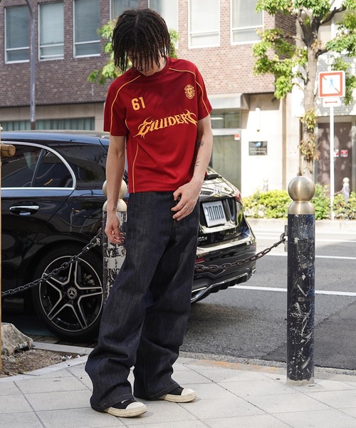 GUIDER(ガイダー)の「【GUIDER】メッシュ パイピング ゲーム Tee / Mesh Piping Game Tee(Tシャツ/カットソー・メンズ・ホワイト/ブラック/レッド・S/M/L)」の20枚目の写真